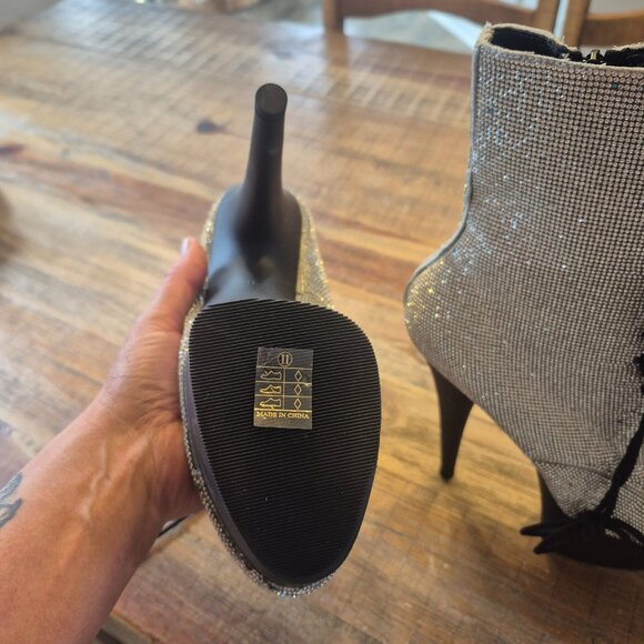 Pleaser  Adore Platform Lace-Up Front Ankle Boot 7" Heel - Picture 5 of 6